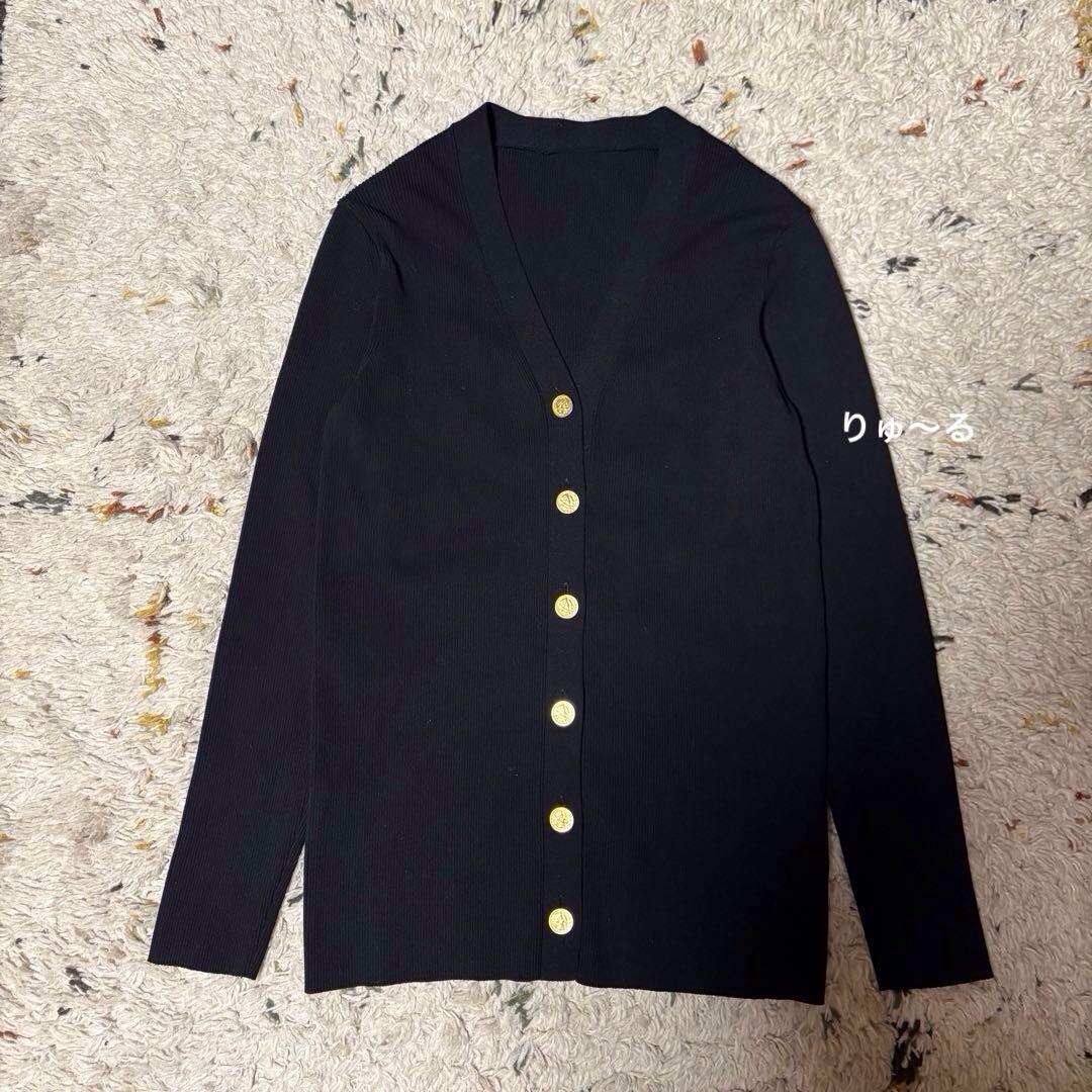 美品⭐️48400円⭐️ドゥーズィエムクラスDINER RIB Vネックカーディガン