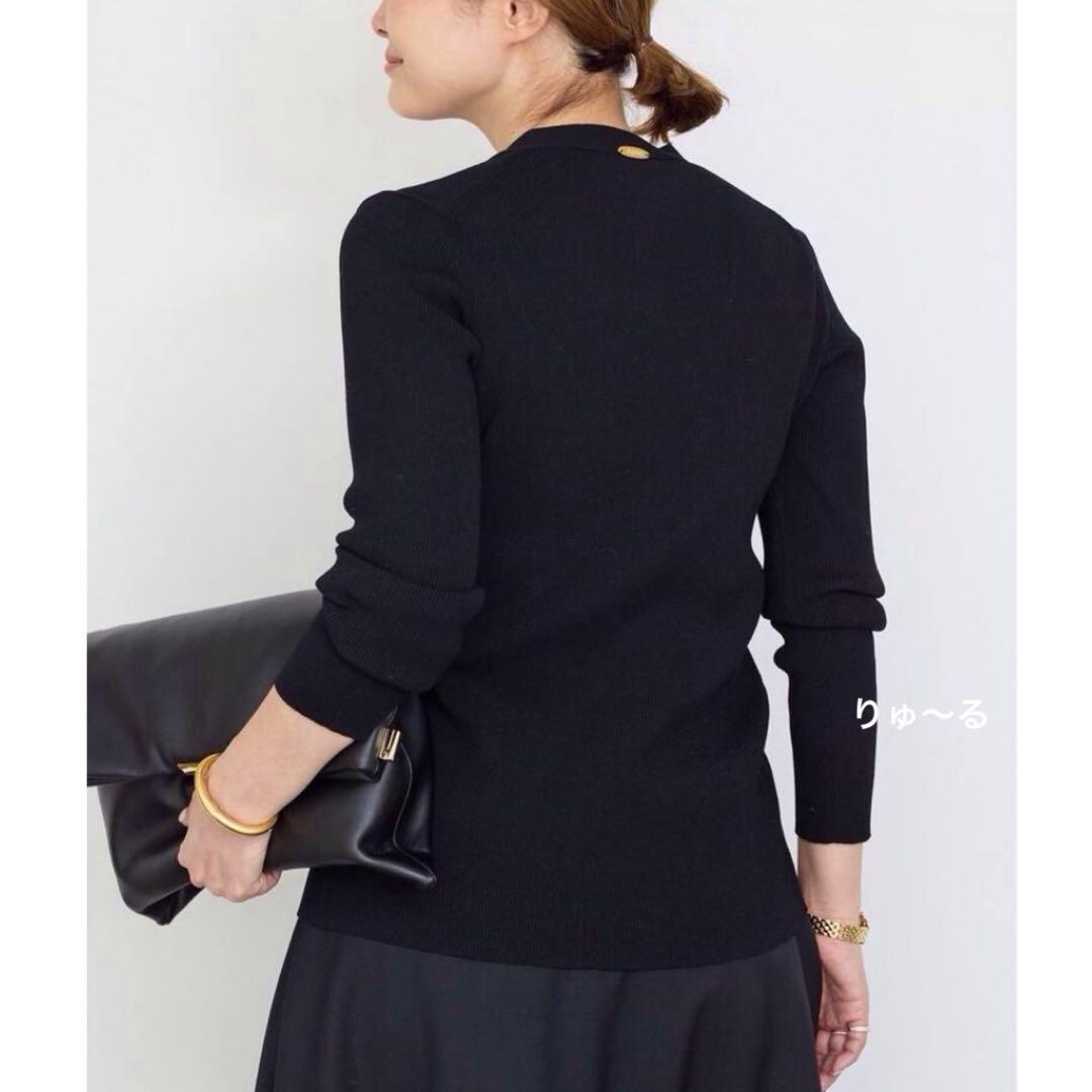 美品⭐️48400円⭐️ドゥーズィエムクラスDINER RIB Vネックカーディガン