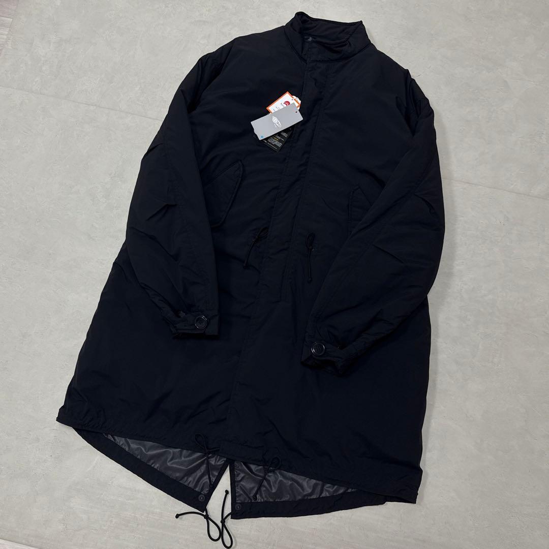 新品 BEAMS PLUS M-65 ダウンモッズコート 小松マテーレ ブラック