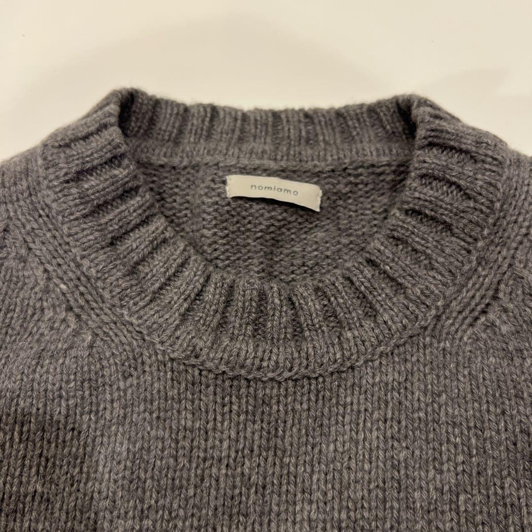 【近日削除】nomiamo（ノミアモ）　カシミアクルーネックセーター