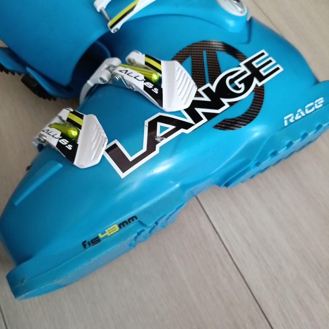 【超美品】LANGE 女性用スキーブーツ 青24-24.5cm