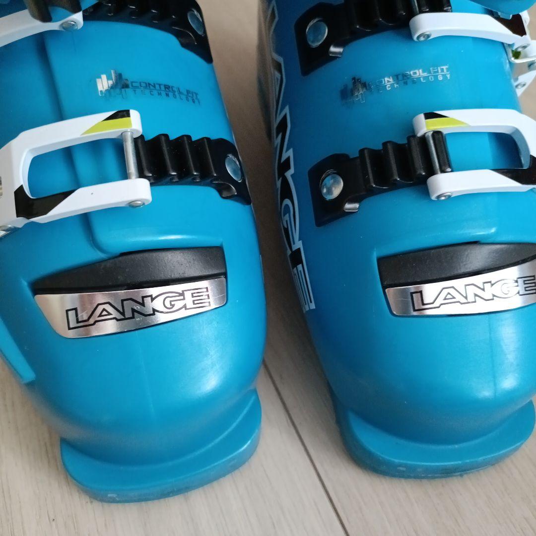 【超美品】LANGE 女性用スキーブーツ 青24-24.5cm