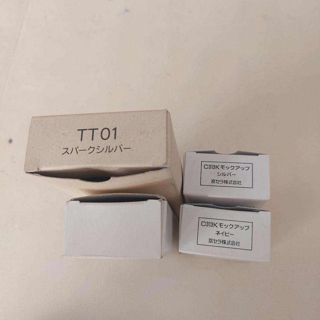 非売品 モックアップ携帯 4台 平成レトロ TU-KA au 展示用 箱あり