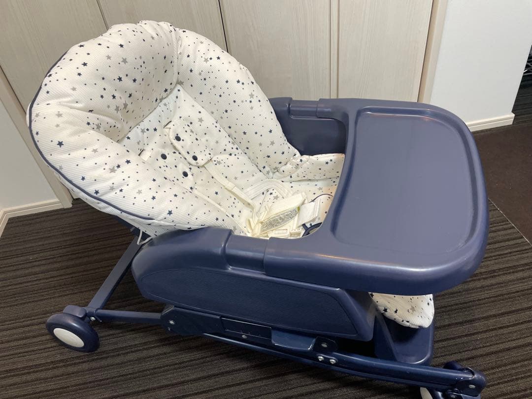 【美品】アップリカ　手動ハイローチェア