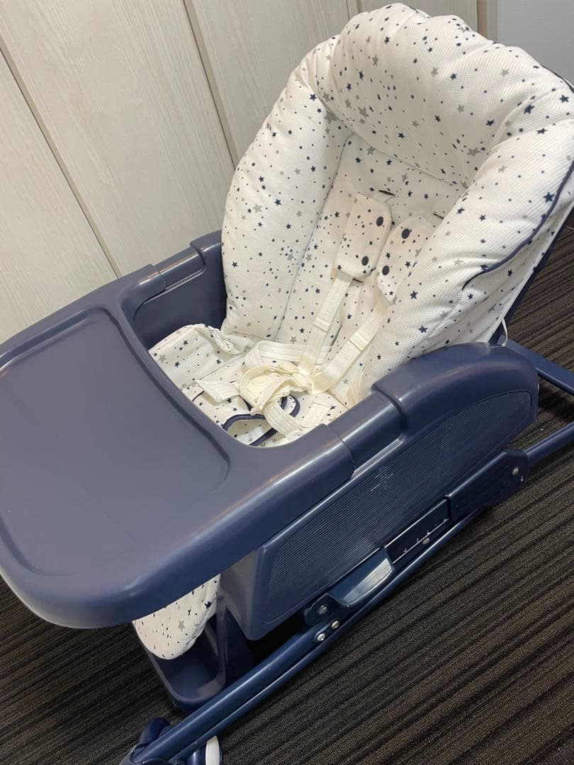 【美品】アップリカ　手動ハイローチェア