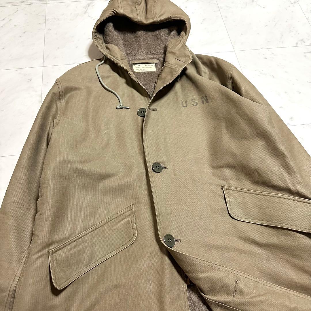 東洋エンタープライズ デッキコート ヴィンテージ カーキ 40