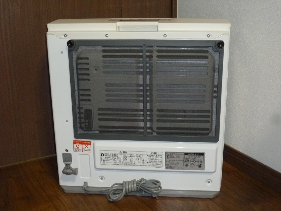 ほぼ未使用 ノーリツ 都市ガスファンヒーター GFH-4006S ガスホース付