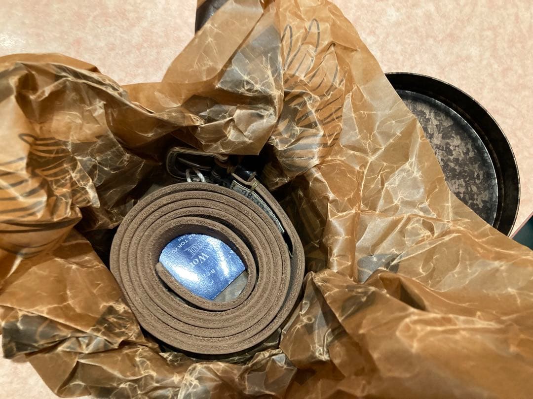 VINTAGE WORKS レザーベルト DH5745 ブラック