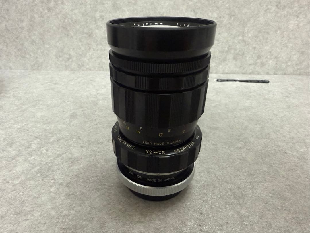 カメラレンズ KOMURA SANKYO KOHKI f=100mm 1:1.8