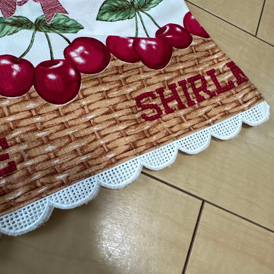 最終本日削除　110SHIRLEY TEMPLE さくらんぼプリントワンピース