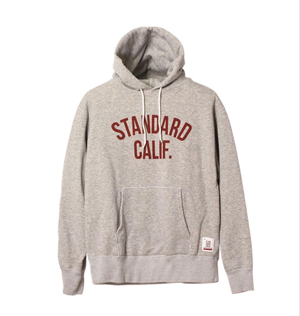 STANDARD CALIF. フード付きパーカー グレーM