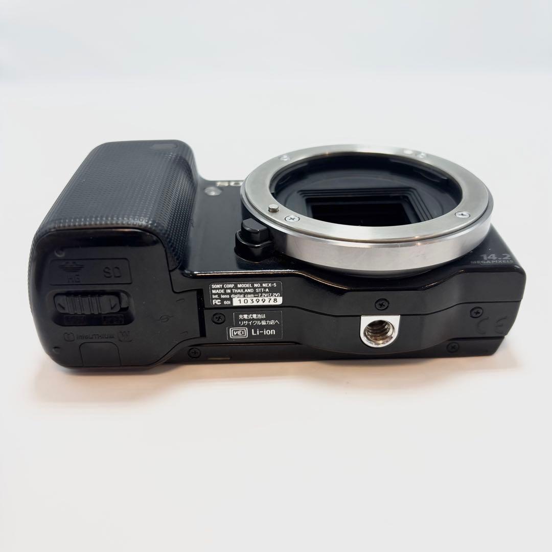 SONY α NEX-5 ブラック レンズキット ミラーレス一眼