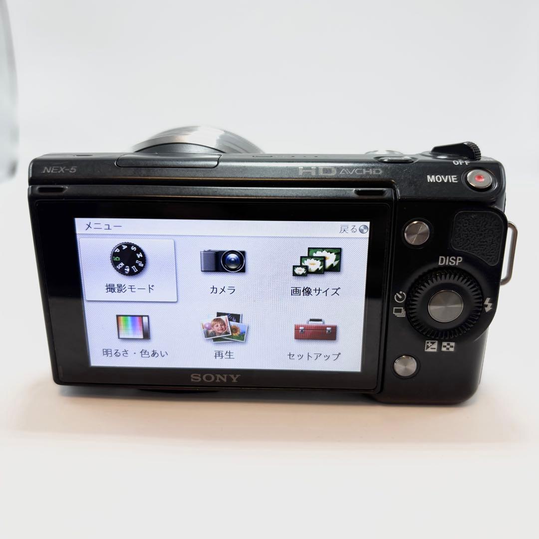 SONY α NEX-5 ブラック レンズキット ミラーレス一眼