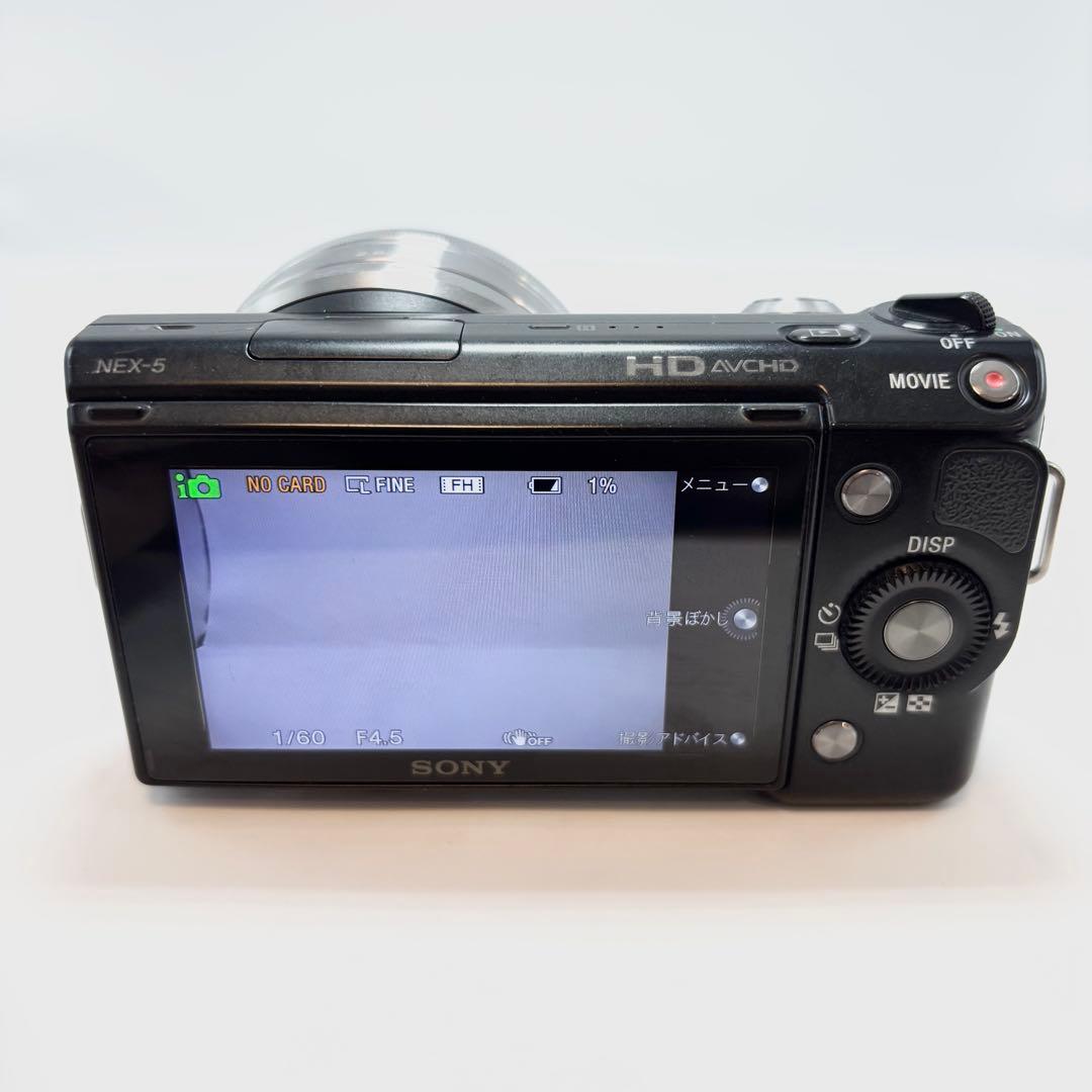 SONY α NEX-5 ブラック レンズキット ミラーレス一眼