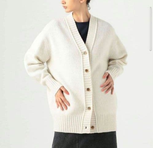 ☆上質【マカフィー】カシミヤ混　カーディガン