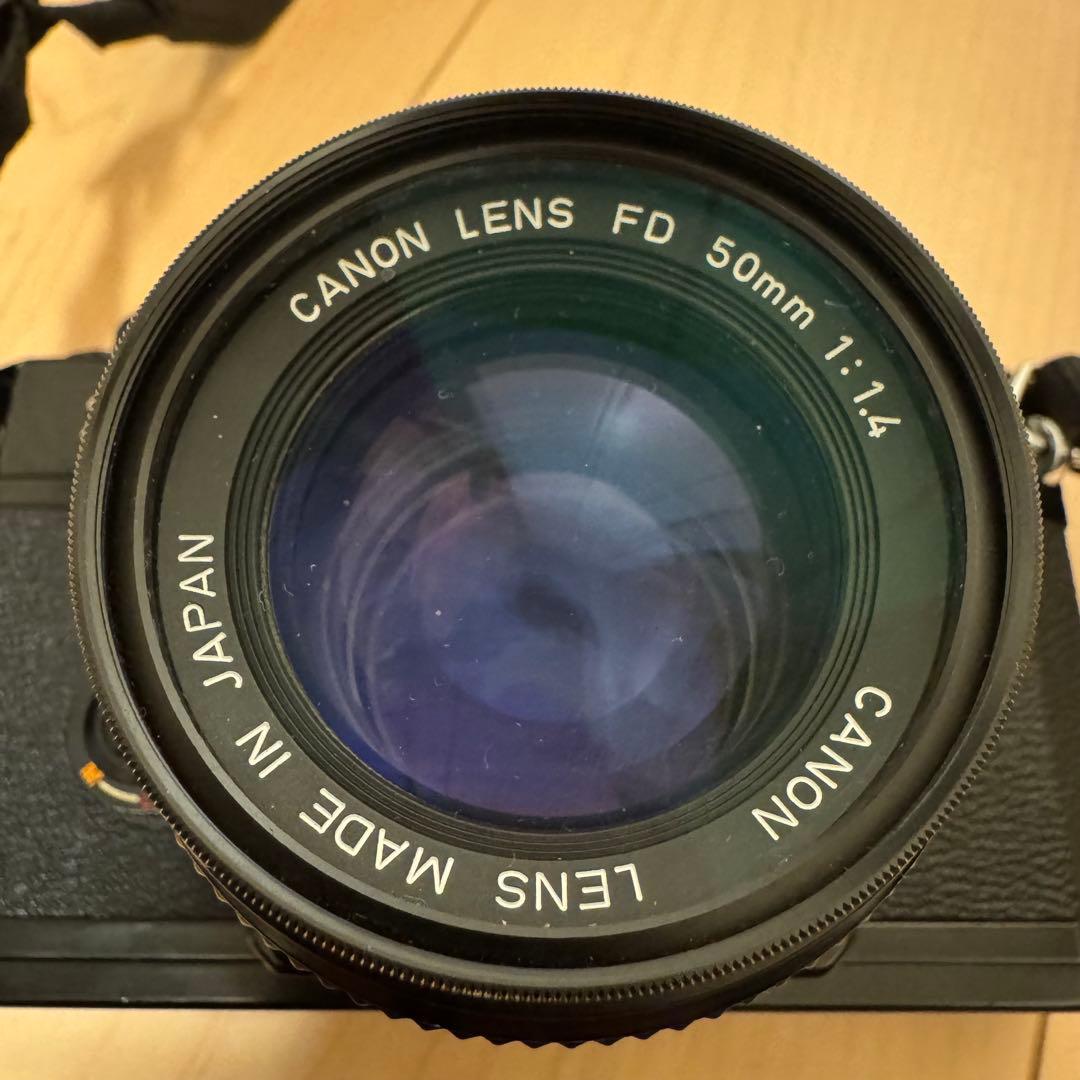 【整備済】Canon 旧F-1 前期 ボディ ブラック　※作例掲載