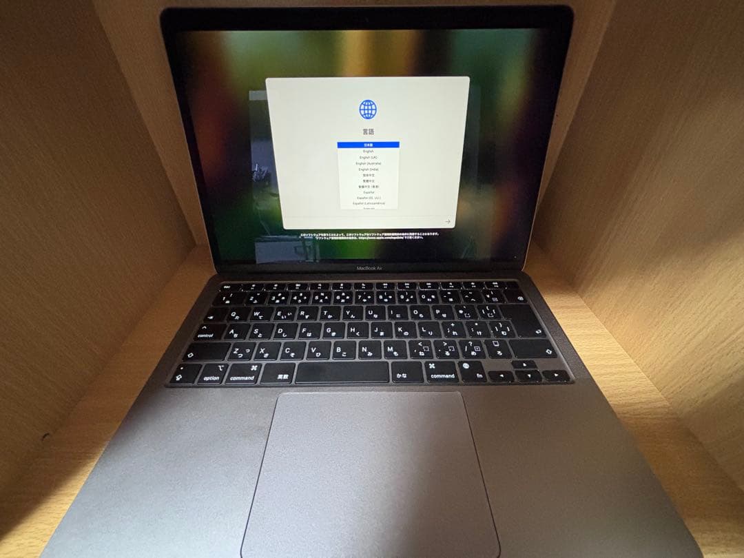 Apple MacBook Air M1/8GB/512GB スペースグレー