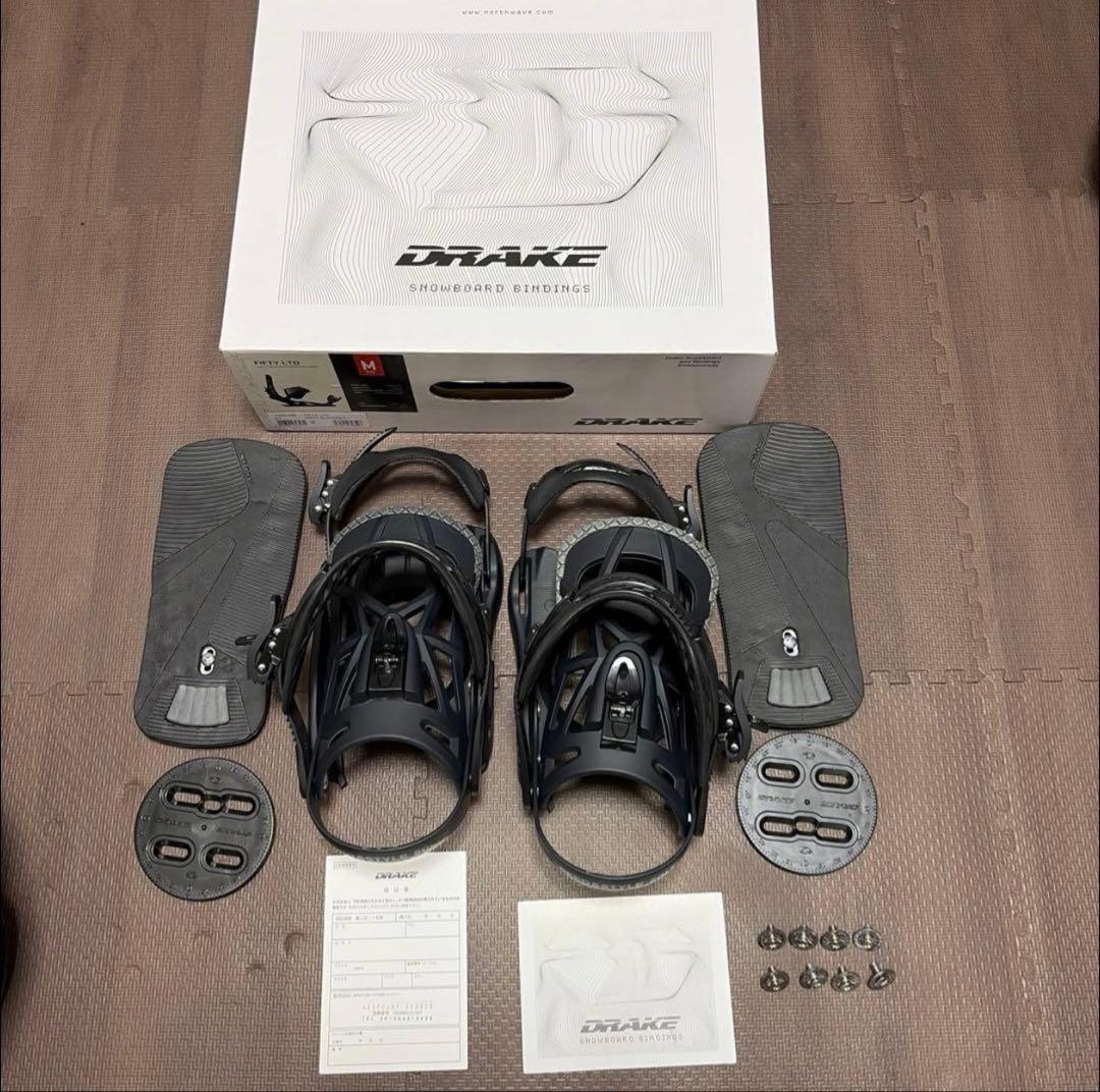 DRAKE FIFTY LTD ビンディング M ブラック 23-24 日本限定