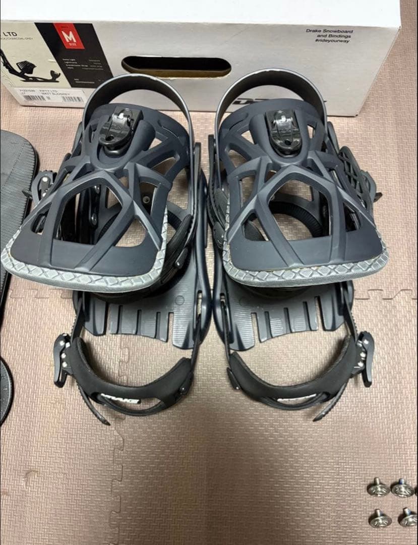 DRAKE FIFTY LTD ビンディング M ブラック 23-24 日本限定