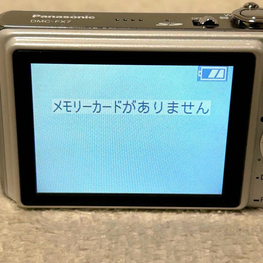 【美品 動作確認済】Panasonic LUMIX DMC-FX7 ホワイト