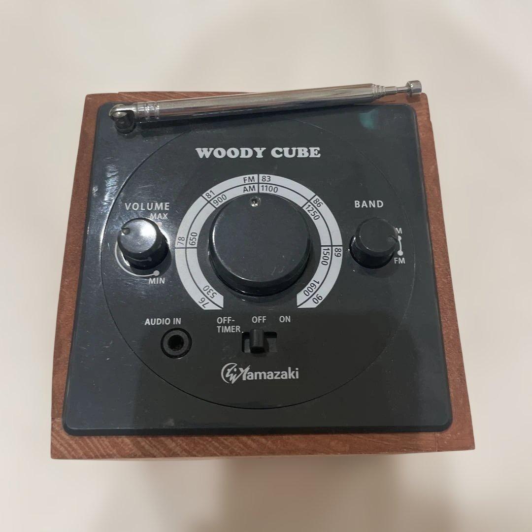 TAMAZAKI WOODYCUBEラジオ 11センチ　レトロ　レア商品
