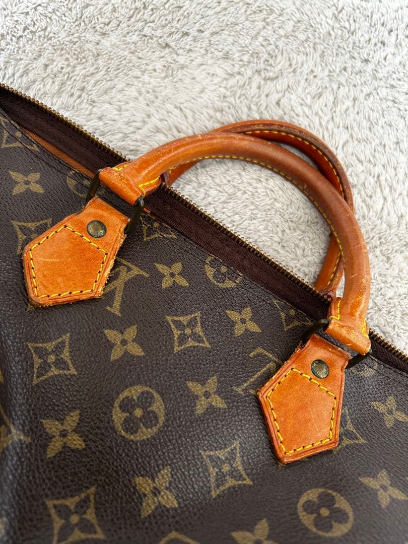 piLOUIS VUITTONスピーディ35 モノグラムバッグ 南京錠有り