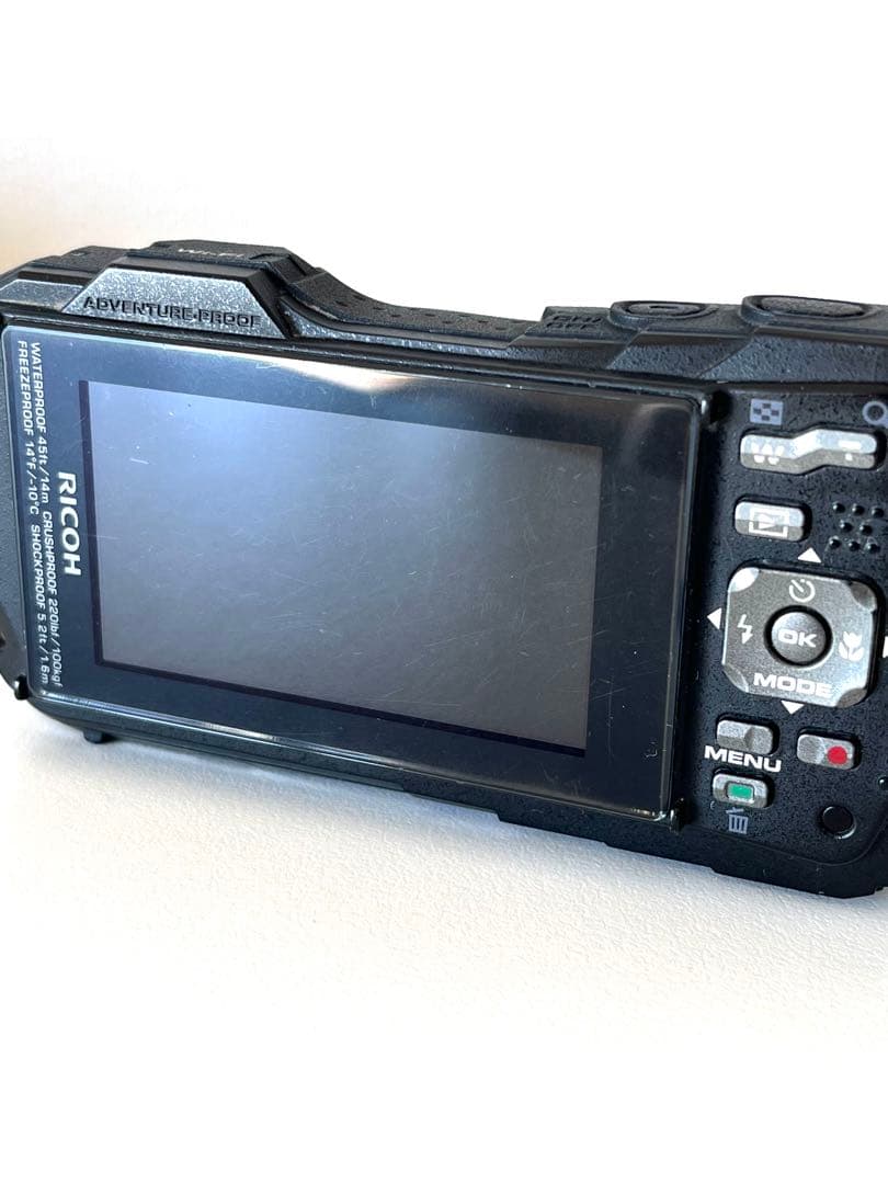 RICOH WG-40w コンパクトデジタルカメラ　青　ブルー