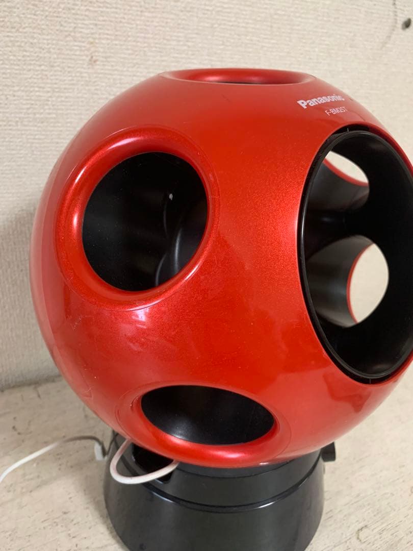 G0713-09★Panasonic F-BM25T レッド 扇風機2016年製