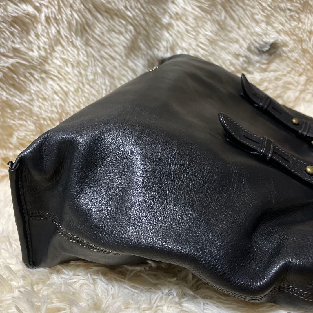 ポールスミス　ビジネスバッグ　トートバッグ　ロゴ　肩掛け可　大容量　A4可　黒