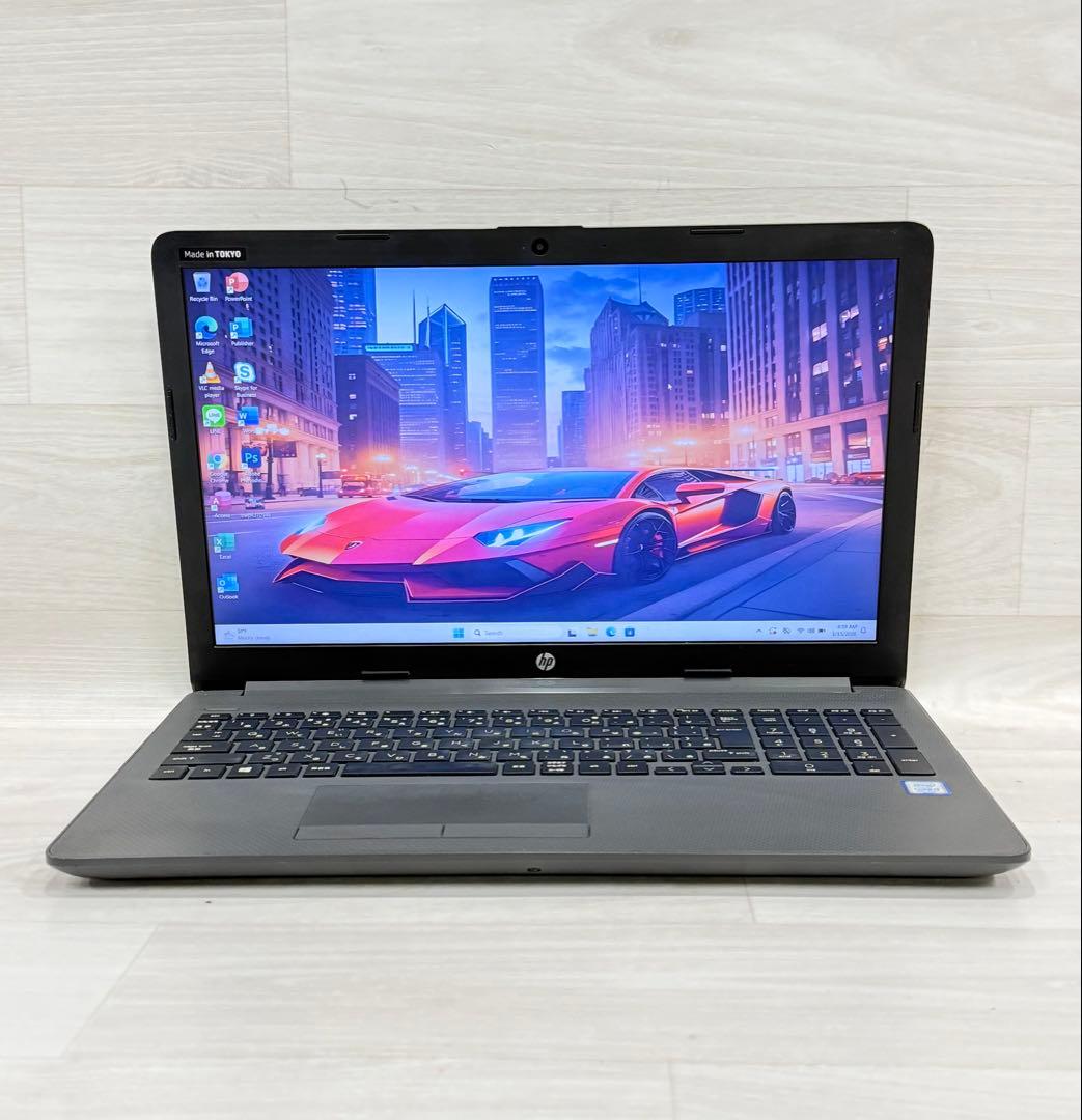 8 世代エイチピーHpノートパソコン8GB/SSD+HDD/webカメラあり