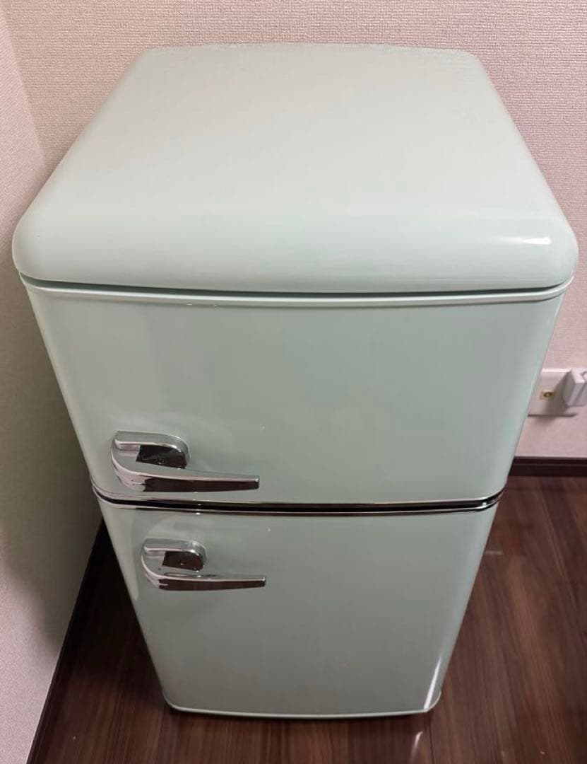 み*ん様 一人暮らし用アイリスプラザ 冷蔵庫 81Lライトグリーン