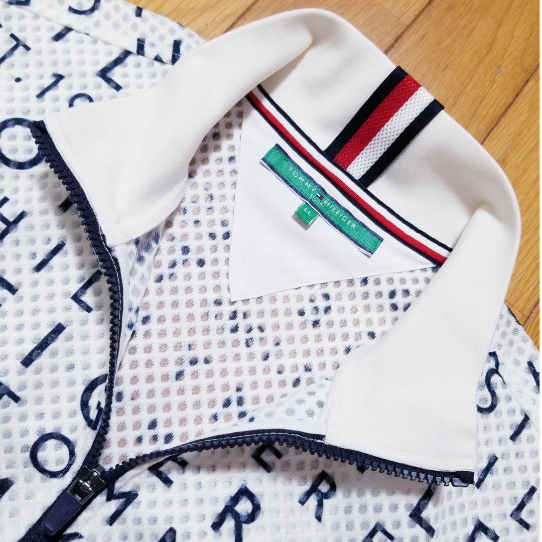 美品トミーヒルフィガーゴルフブルゾン　ジャケット　LL