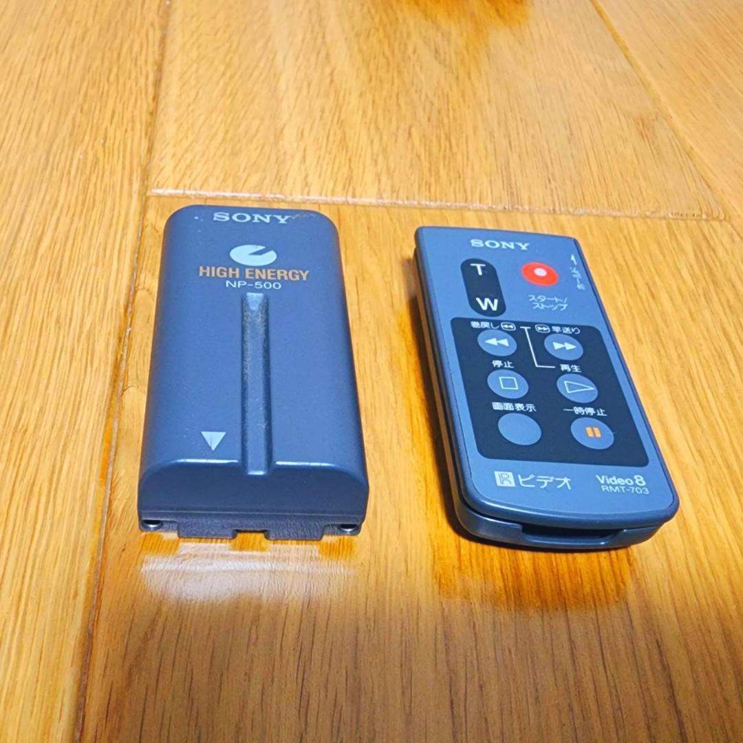 【動作確認済】SONY Hi8 高画質 ビデオカメラ ステーション セット