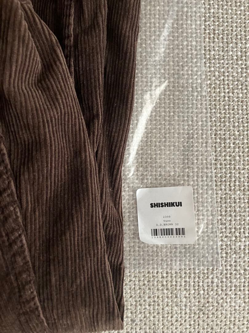 SHISHIKUI Yuco コーデュロイパンツ 32 D.BROWN
