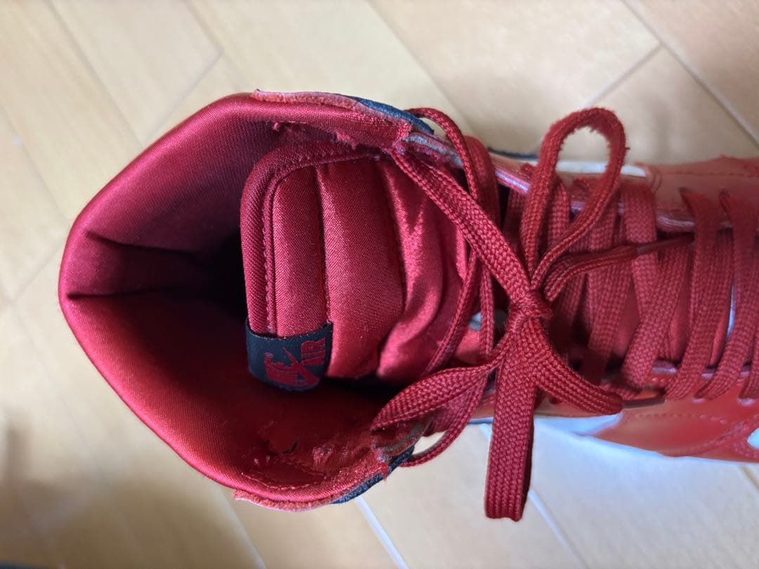 Nike Air Jordan 1 Satin Red aj1 ジョーダン