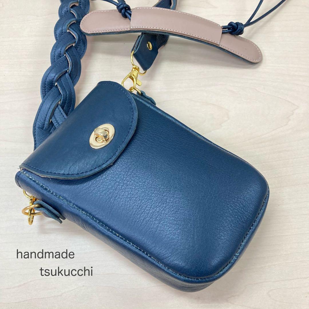 本革2wayバッグ　スマホポシェット　小物など計7点　レザークラフト 専用