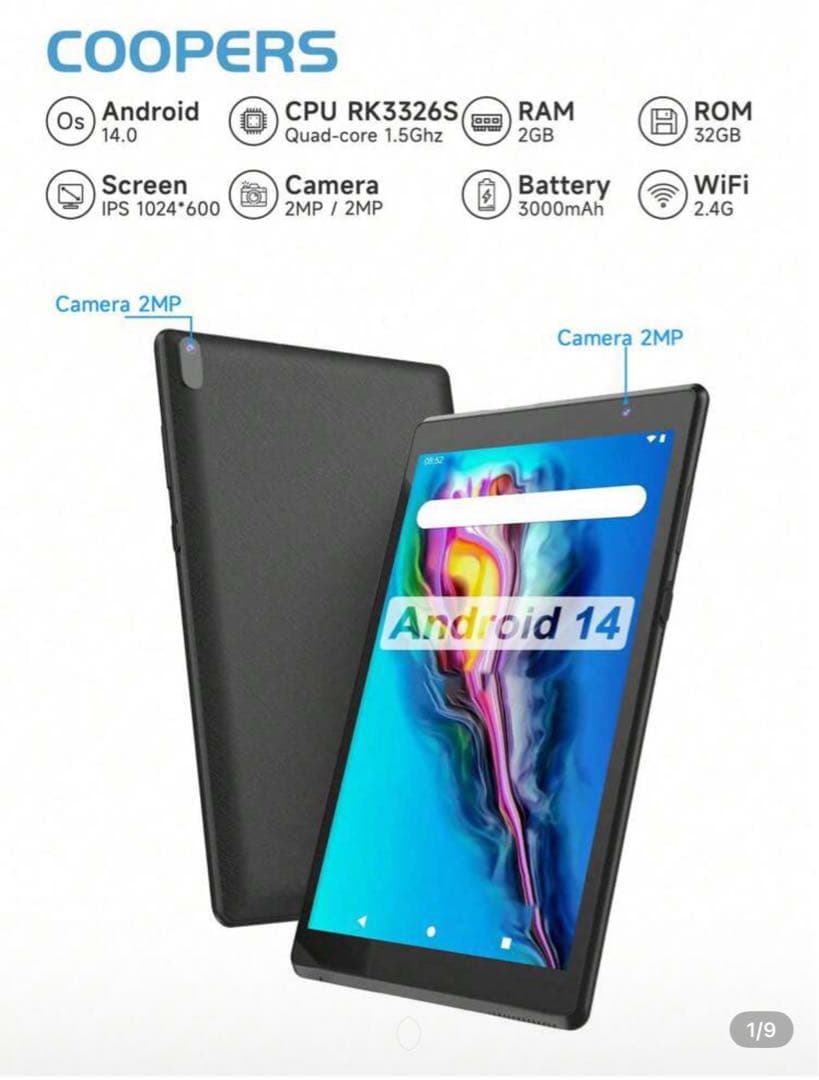 COOPERS Androidタブレット 7インチ