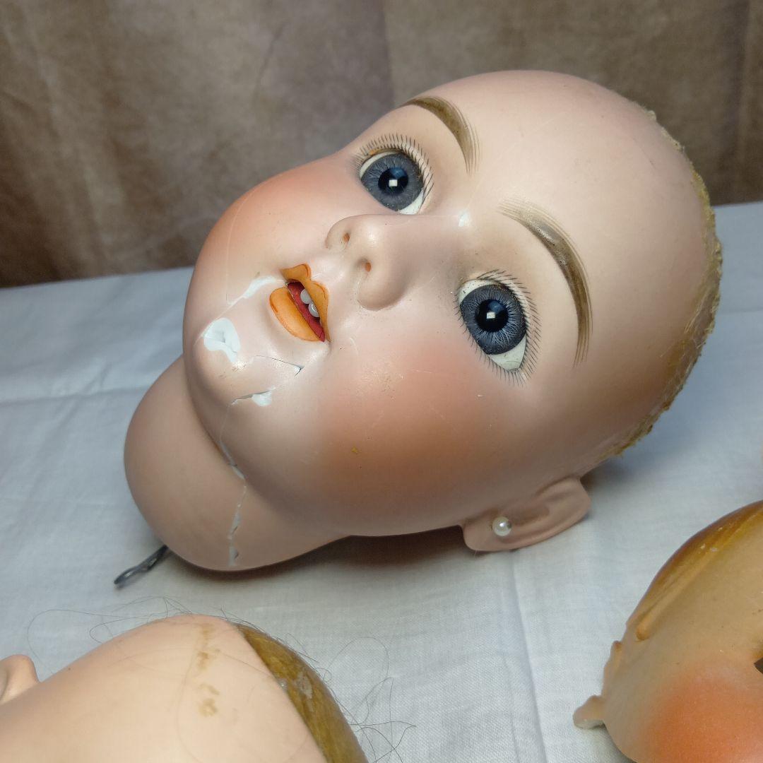 Cocoa ここあ♥ジャンク扱いパーツ取りに…ビスクドールヘッド3Set