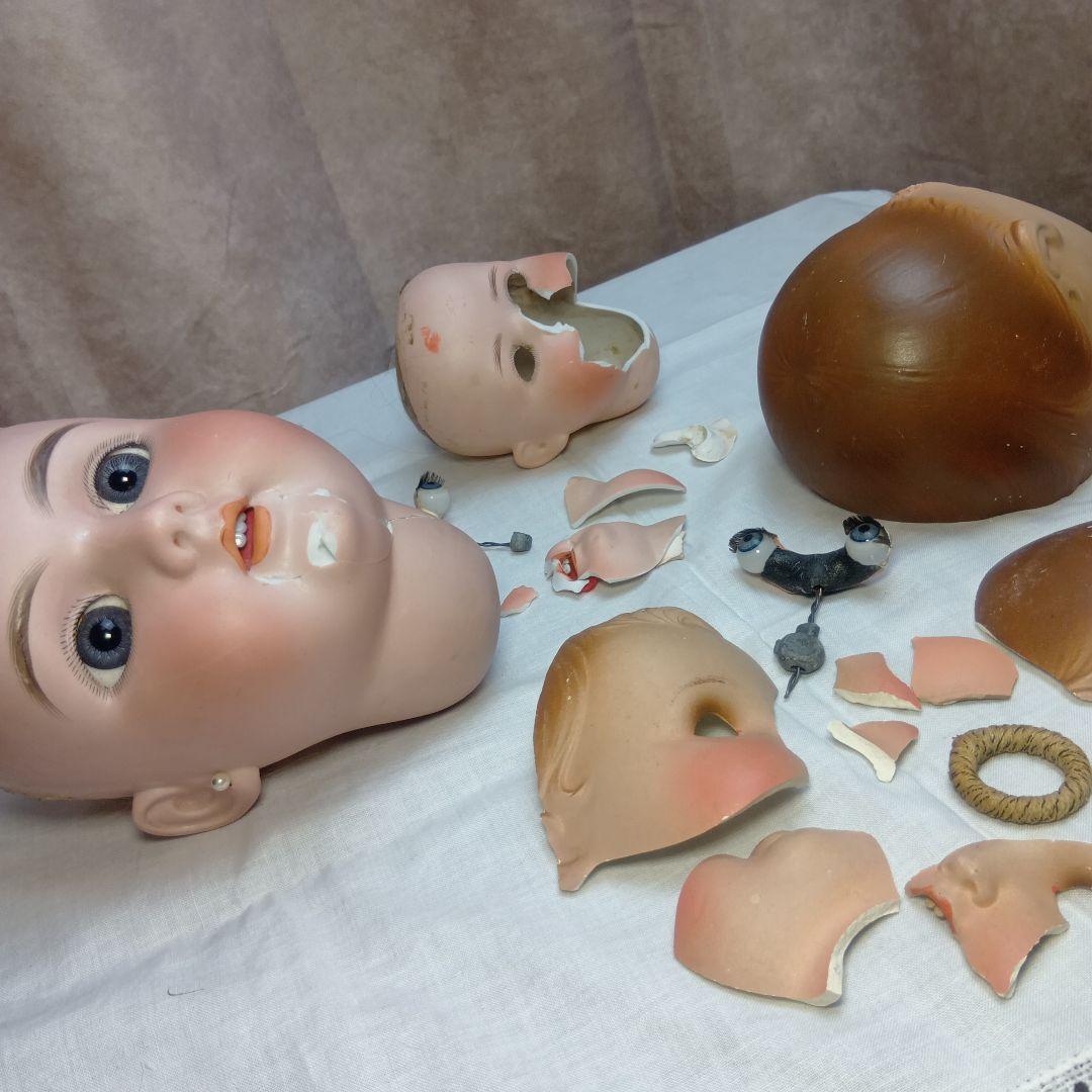 Cocoa ここあ♥ジャンク扱いパーツ取りに…ビスクドールヘッド3Set