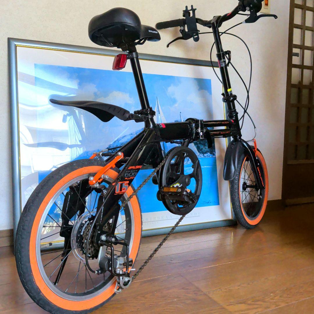 DOPPELGANGERドッペルギャンガー折りたたみ自転車　シマノ6段16インチ