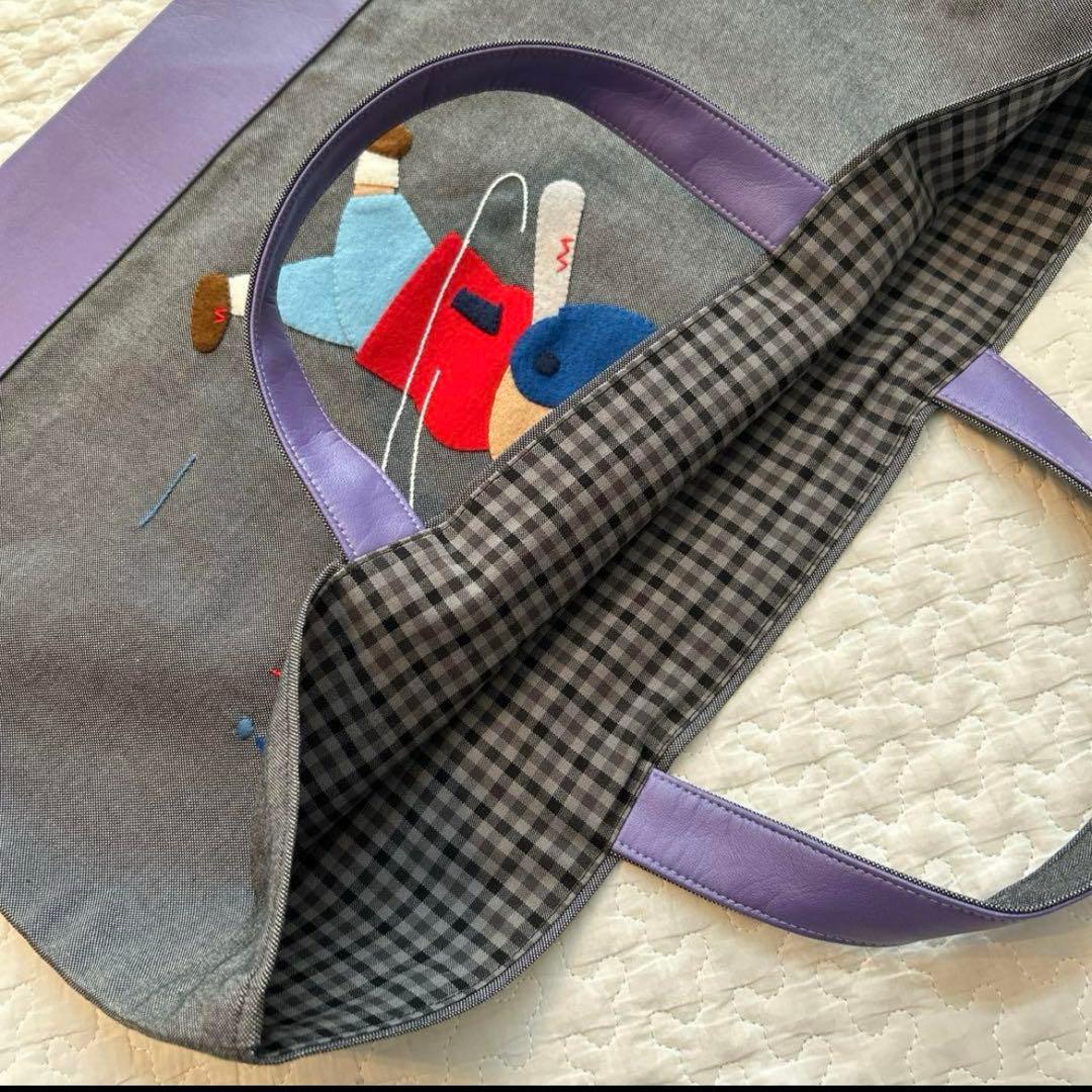 ファミリア　デニムバッグ