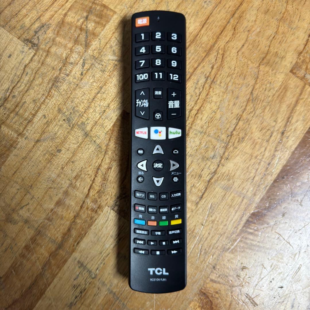 TCL 50V型 4K 液晶テレビ スマートテレビ 50P8S 動画配信アプリ○