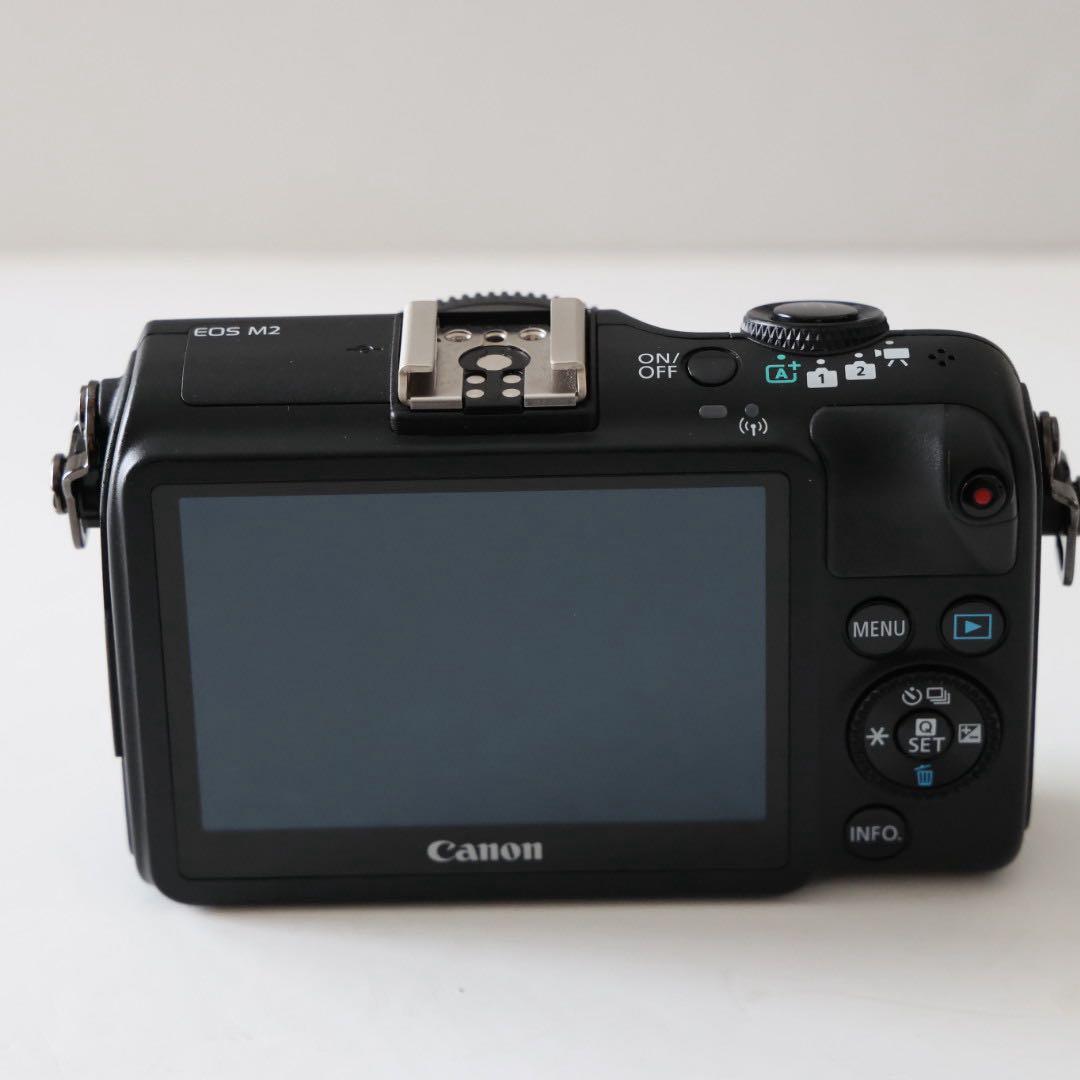Canon EOS M2ミラーレスカメラ 2レンズ付き