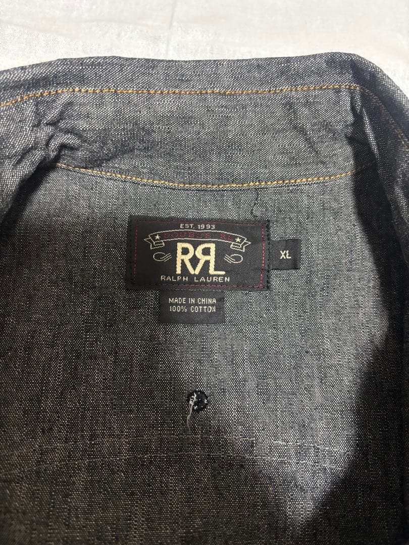 DOUBLE RL デニムシャツ RRL ダブルアールエル　ワークシャツ