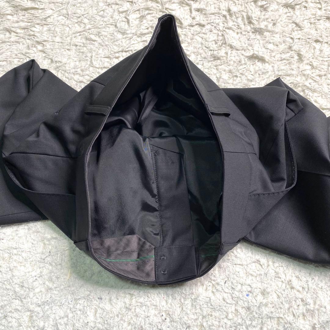 美品✨23区 スーツ セットアップ バハリエ生地 黒 ストレッチ M 1B 毛