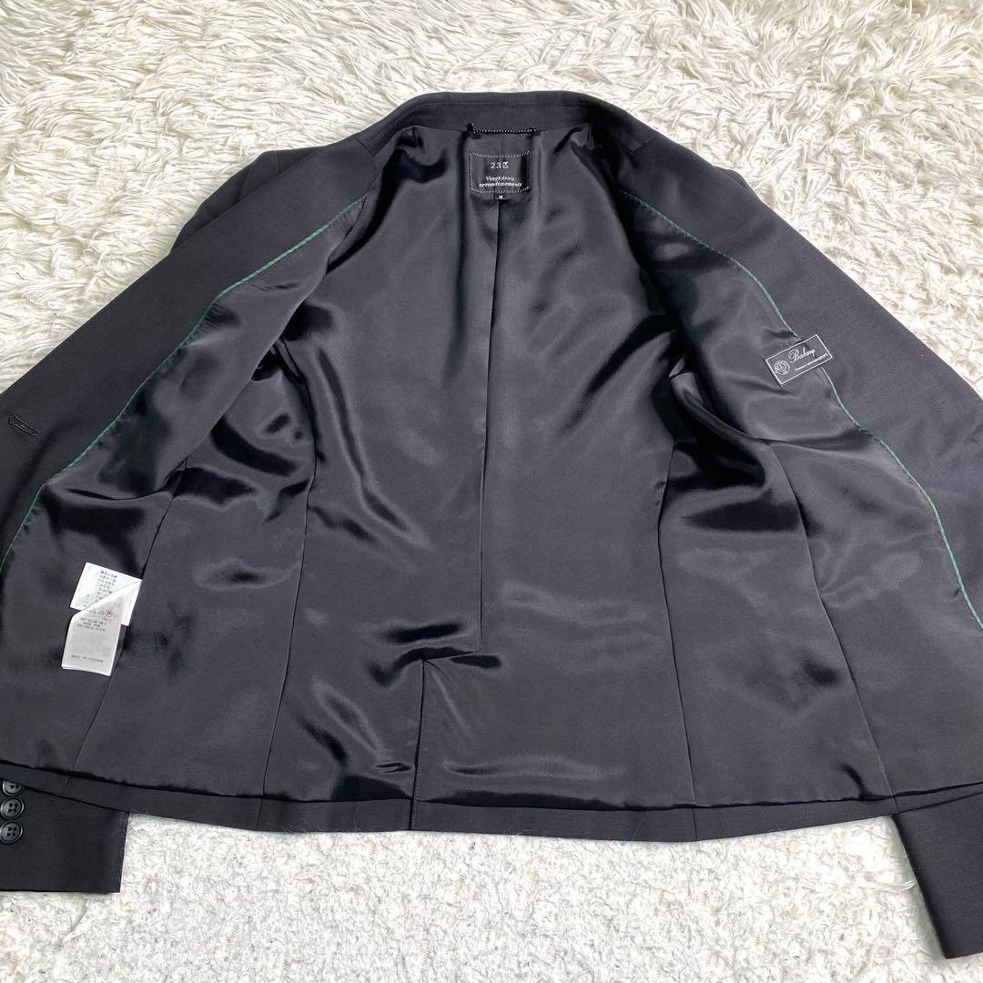 美品✨23区 スーツ セットアップ バハリエ生地 黒 ストレッチ M 1B 毛