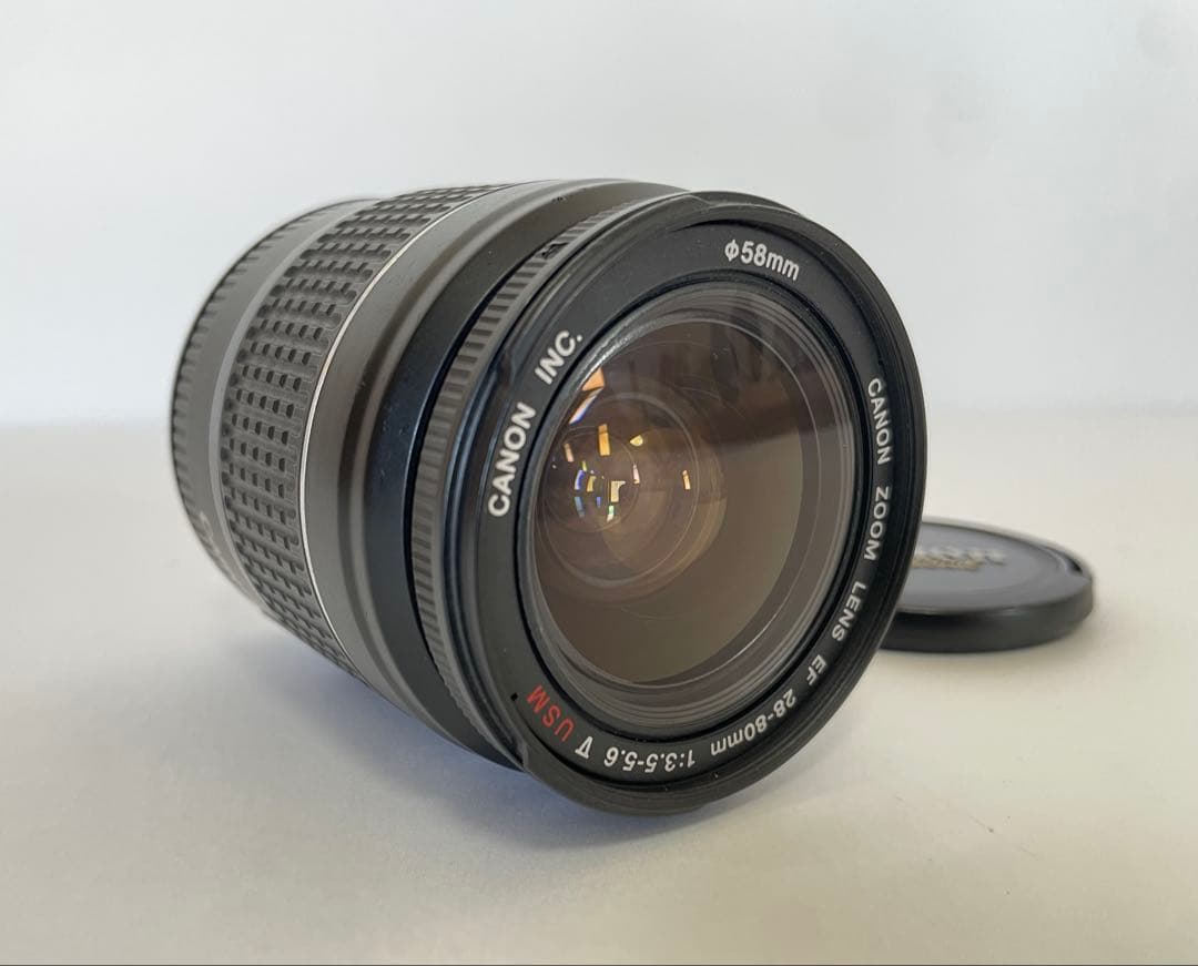 フイルム 一眼レフカメラ Canon EOS kiss3 レンズ 標準 望遠 付