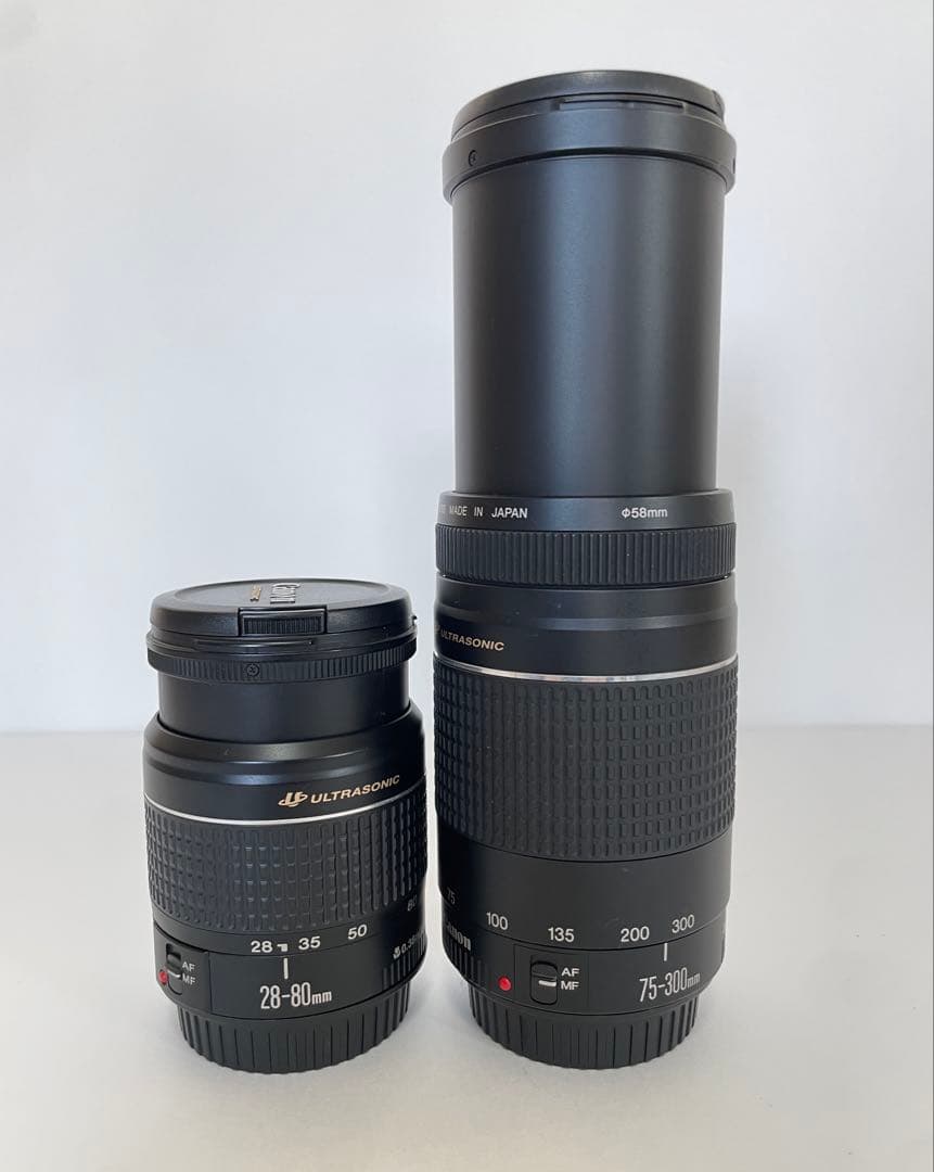 フイルム 一眼レフカメラ Canon EOS kiss3 レンズ 標準 望遠 付