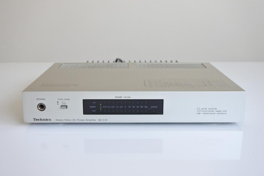 Technics SE-C01 パワーアンプ　オーバーホール済製品　正常動作品