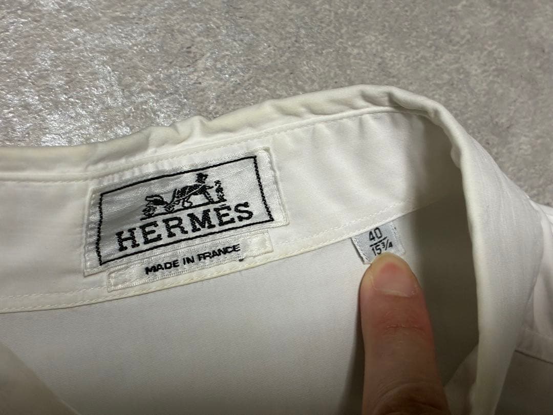 HERMES エルメス ドレスシャツ archive アーカイブ vintage